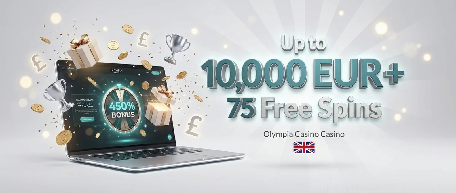 Up to 10,000 EUR+ 75 Free Spins